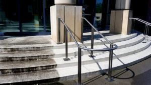 Power washing government buildings